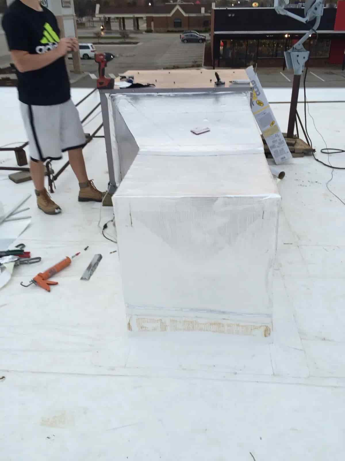 Heat pump system installation by Mazure's HVAC